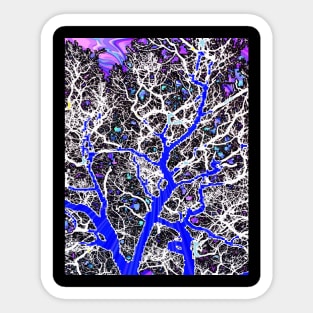 Blue Tree 7 Sticker